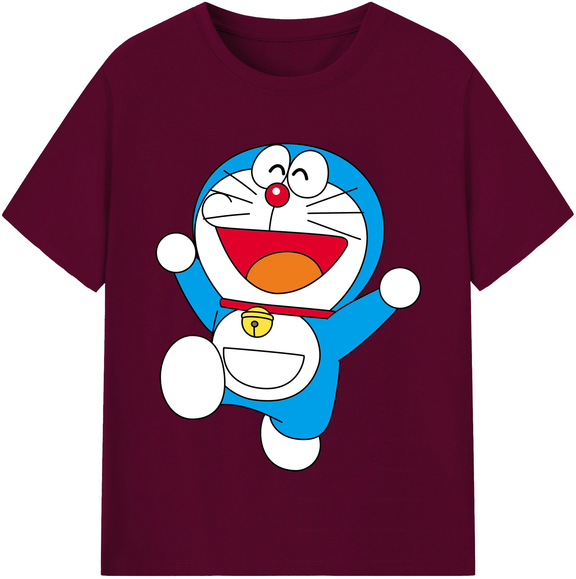 （画像用） ドラえもん Doraemon レディースカジュアルプリントTシャツ（綿100％）